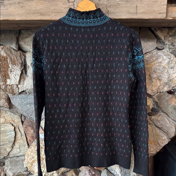 Neve Full Zip-Up Cardigan Sweater 100% Merino Wool Women’s size Medium - Picture 4 of 15